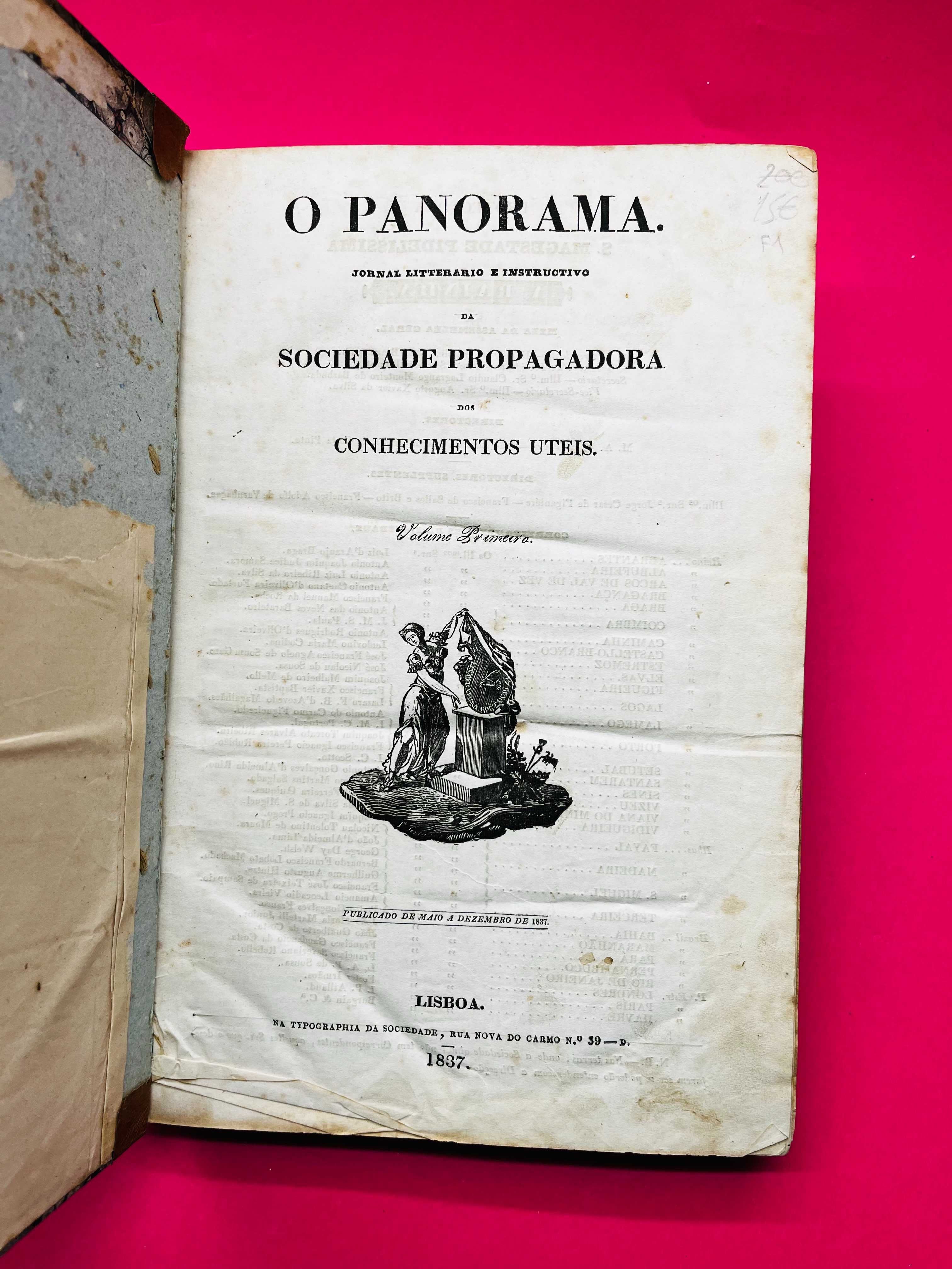 O Panorama - Jornal Literário e Instructivo 1837