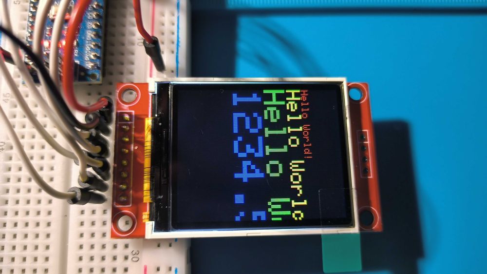 Дисплей 1.8" LCD Display TFT SPI 128*160 ST7735 для Arduino ESP32