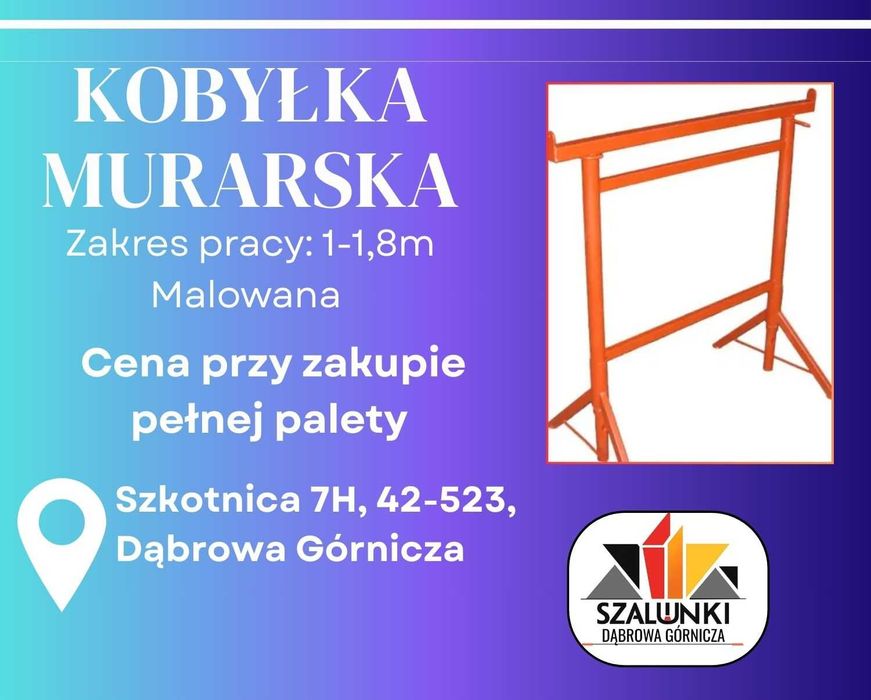 Kobyłka budowlana kozioł kobyłki murarskie