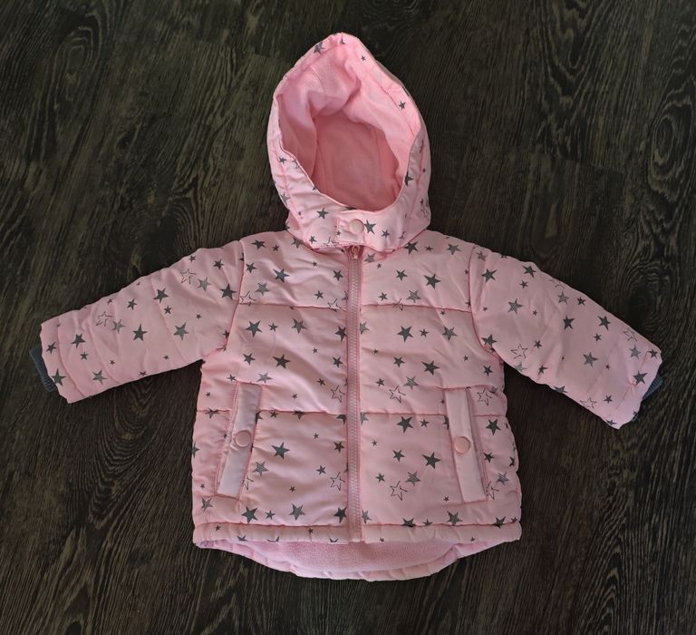 Kurtka zimowa dla dziewczynki r.74