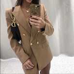 Zara marynarka camel bezowa viralowa viral old money dwurzedowa xs