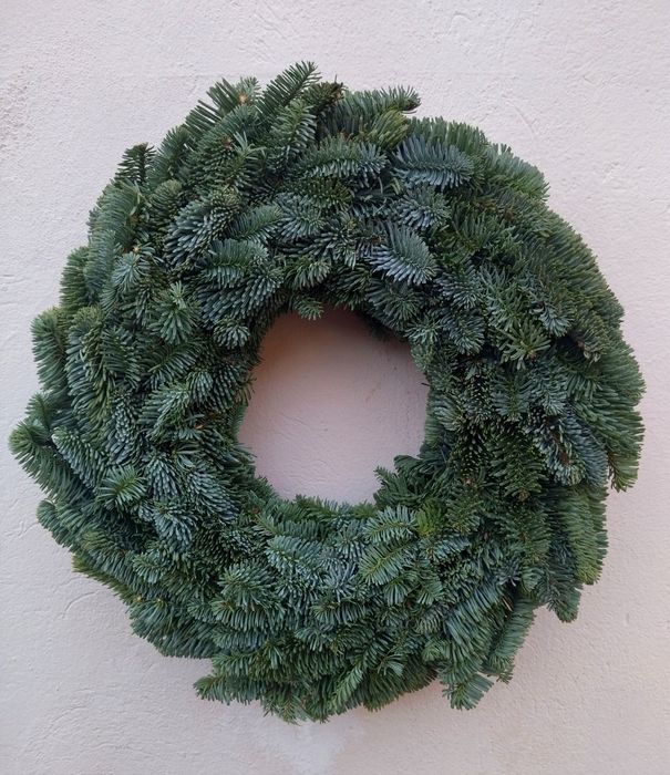 Wianek z jodły podwójny