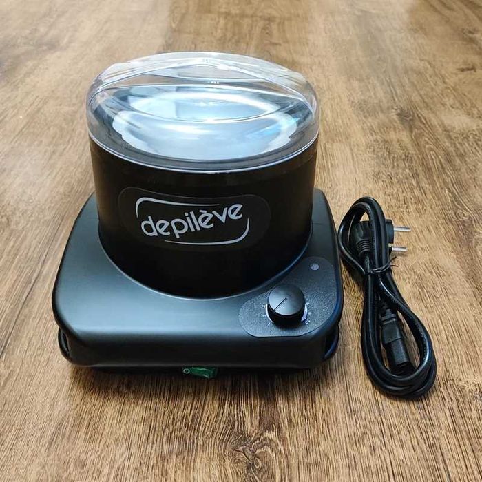 Podgrzewacz do wosku w puszkach Depileve Barbepil 400g Czarny