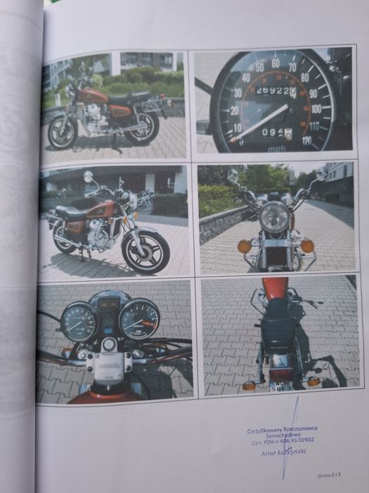 Zabytkowa HONDA CX500C* 1983 rok produkcji* Biała Karta* OC tylko 39zł