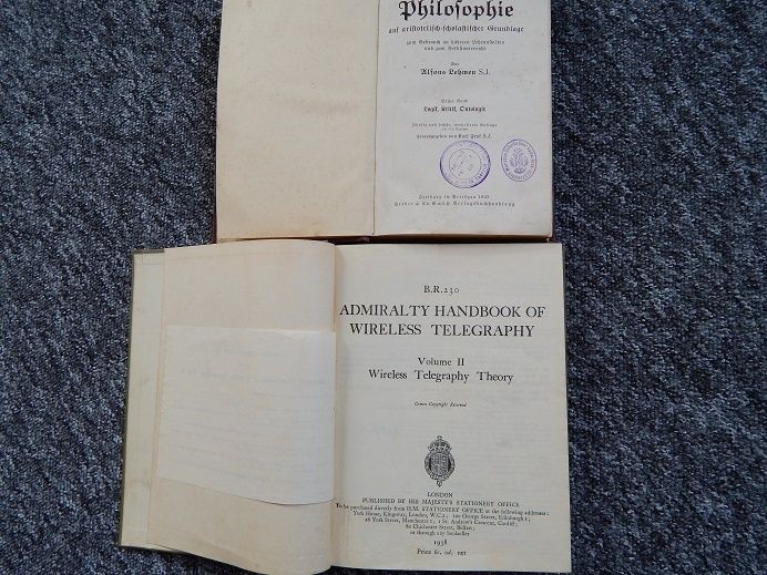 stare książki handbook of wireless telegraphy-1938-vol.II, philosophie