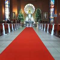 Gruby Dywan Czerwony (Szer. 1,5m i 1m) Dekoracja Kościoła Sali na Ślub