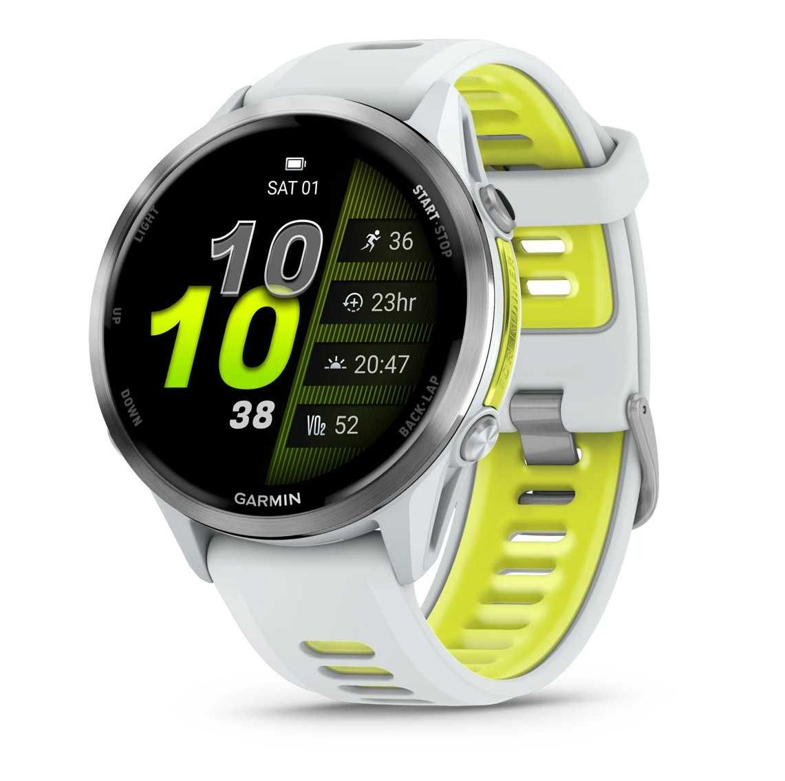 Годинник Garmin Forerunner 970 Titanium w. whitestone case translucent