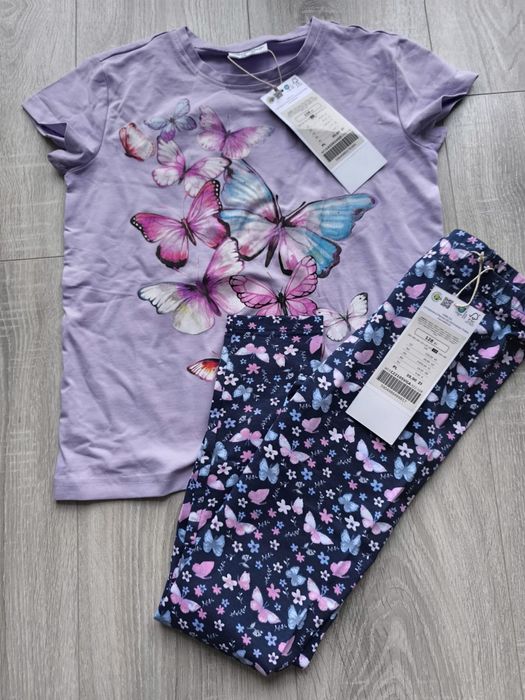 Bluzeczka legginsy coccodrillo rozmiar 128