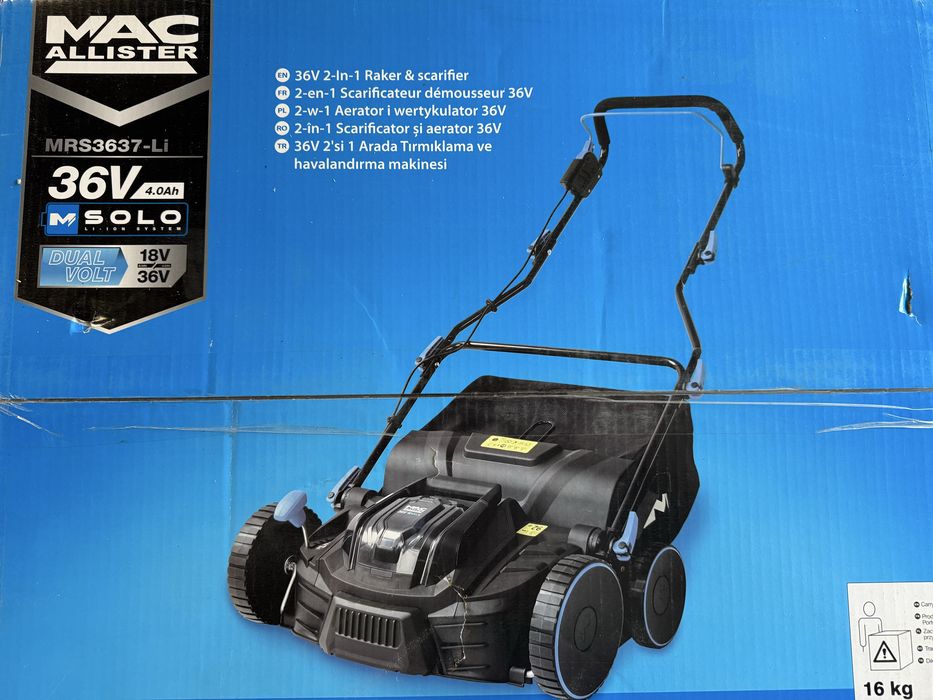 Wertykulator / aerator akumulatorowy 36V McAllister mrs3637-li