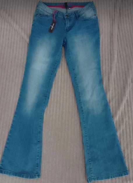 Rainbow spodnie jeansowe rozmiar M/ L 38-40 ( ee27)