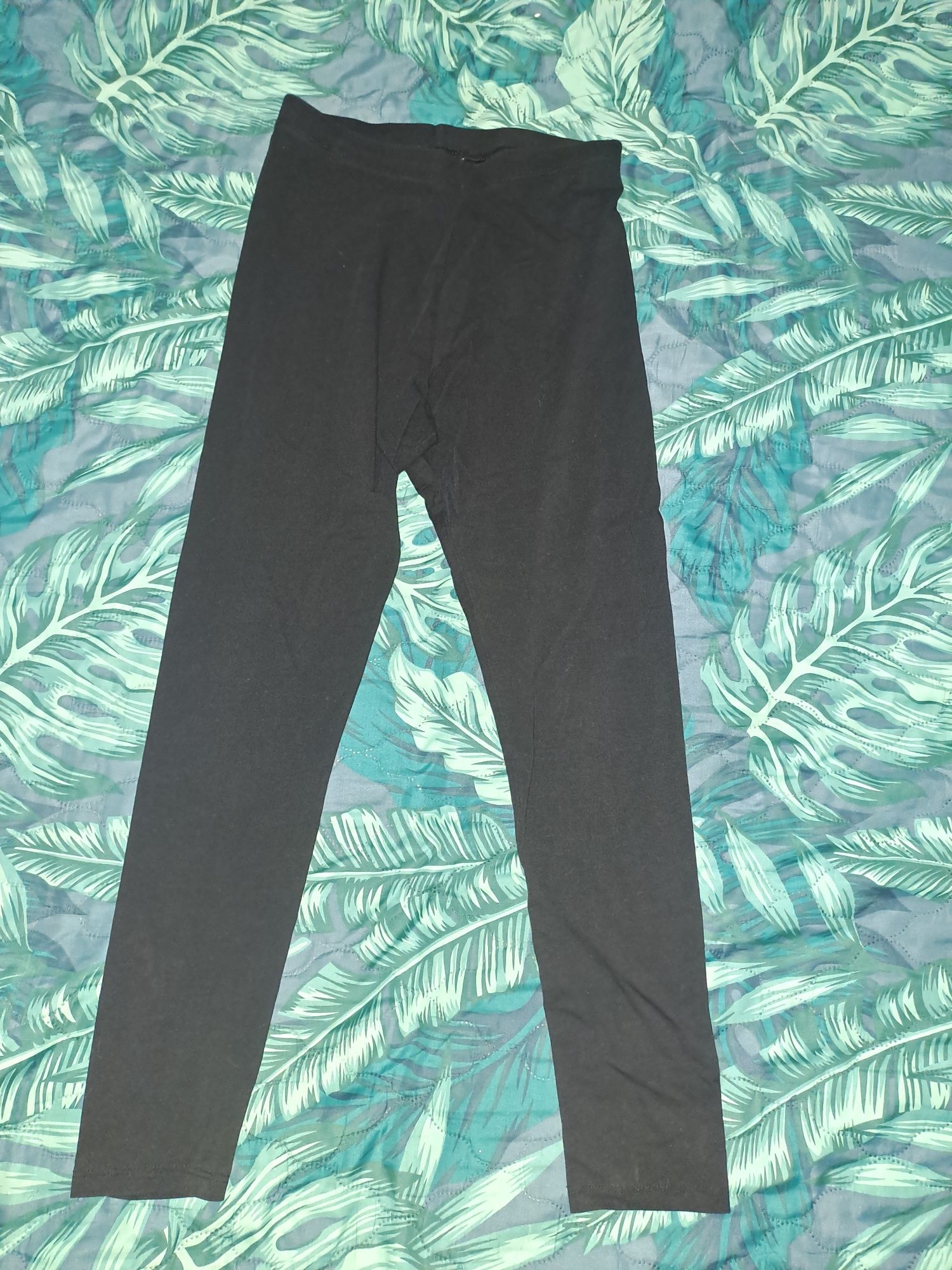 (148)Nowe czarne leginsy r.M H&M