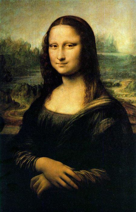 Mona LIsa reprodukcja na płótnie w ramie
