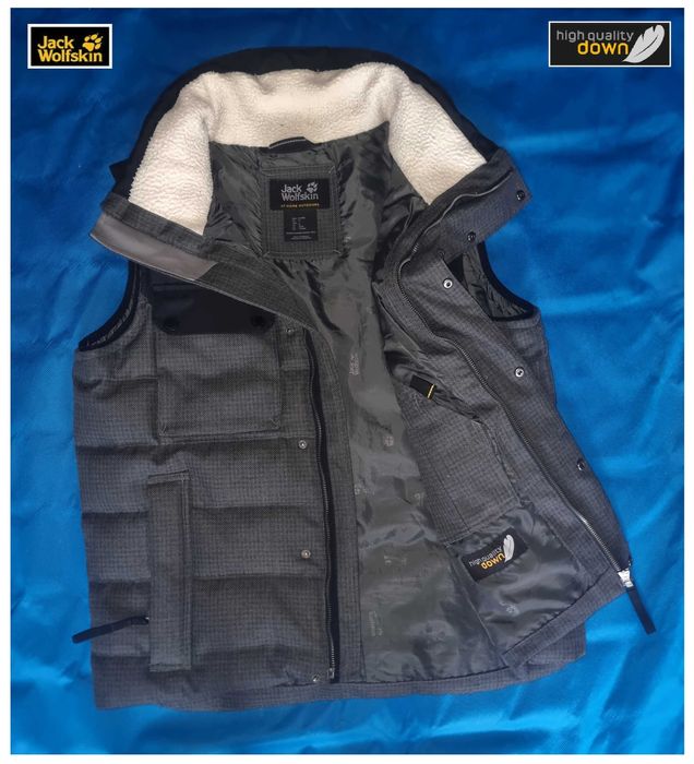 Jack Wolfskin Stormlock Vest Down Jacket Kamizelka Męska Puchowa M/L