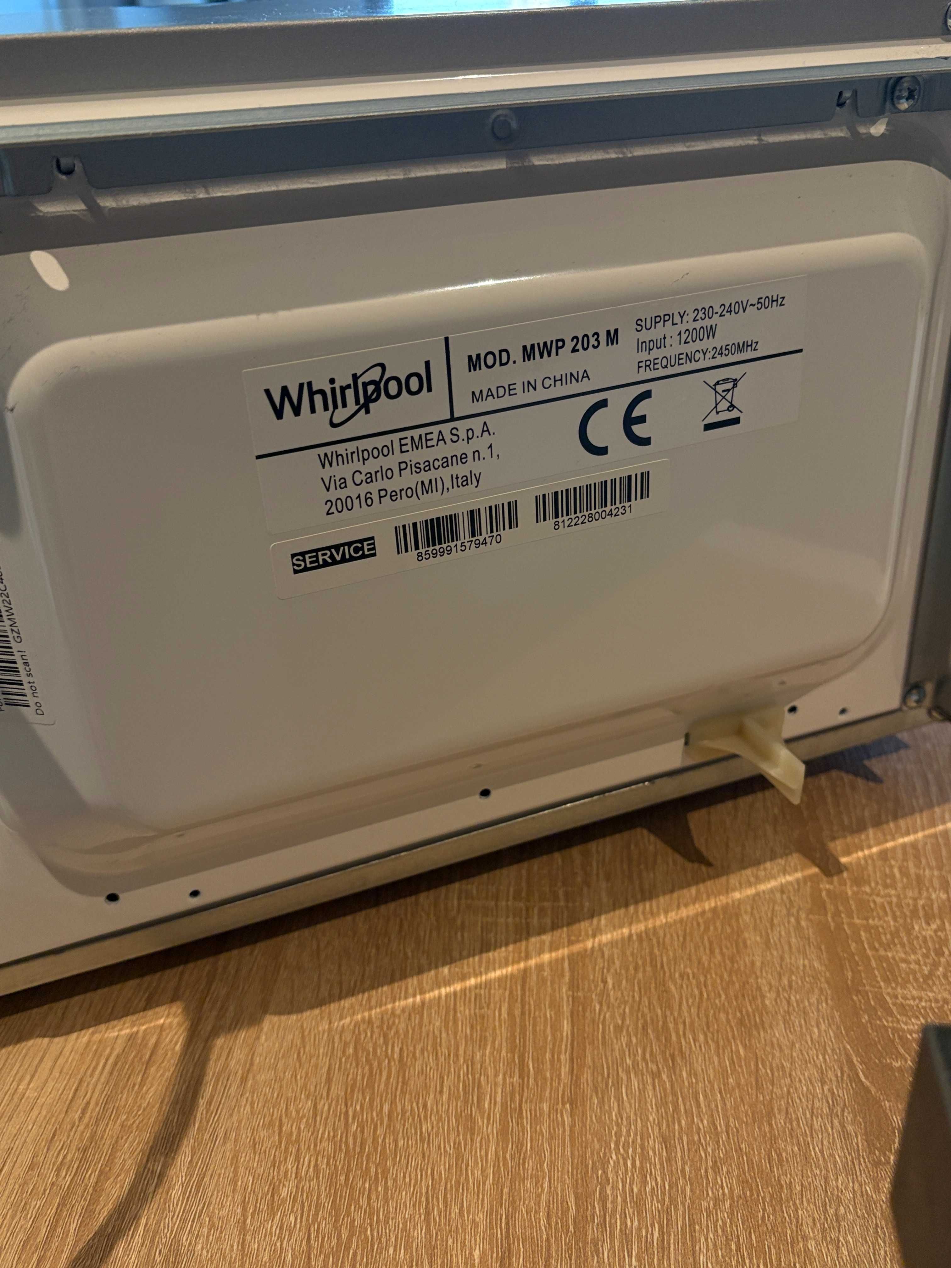 Kuchenka mikrofalowa Whirlpool MWP 203 M