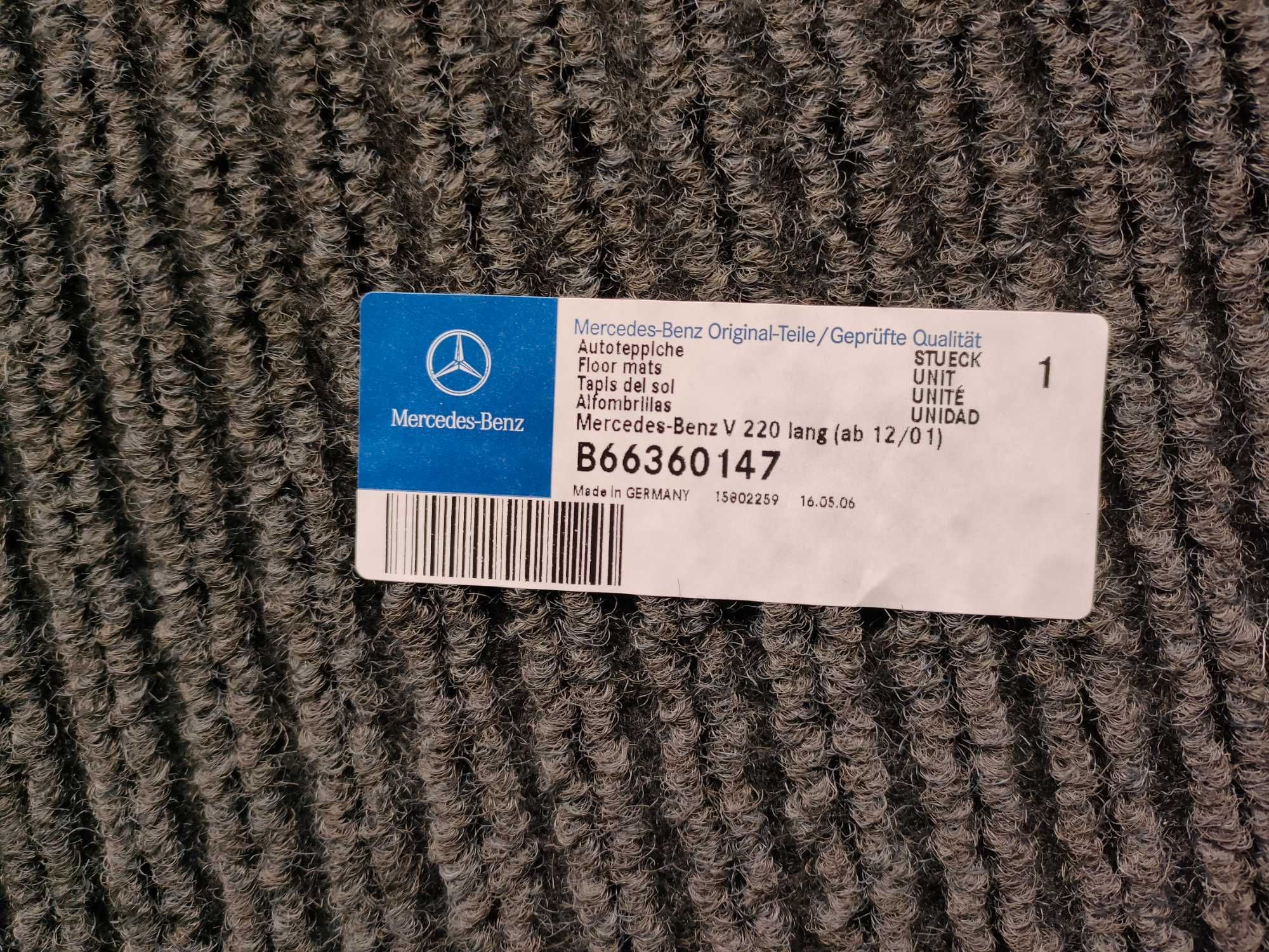 Dywaniki Mercedes S klasa W220 long