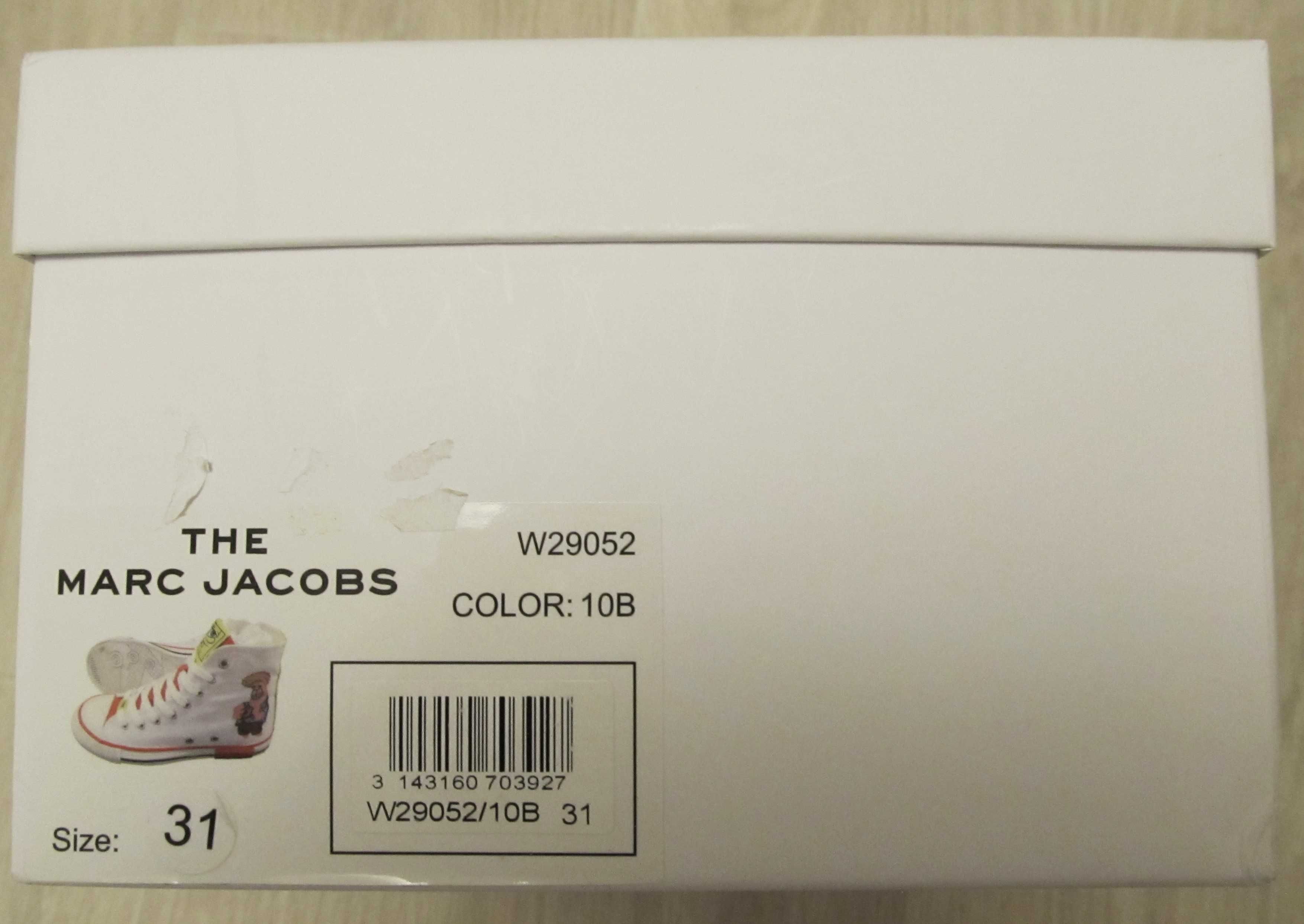 Marc Jacobs Высокие кеды кроссовки с принтом Губки Боба р.31/19,5 см