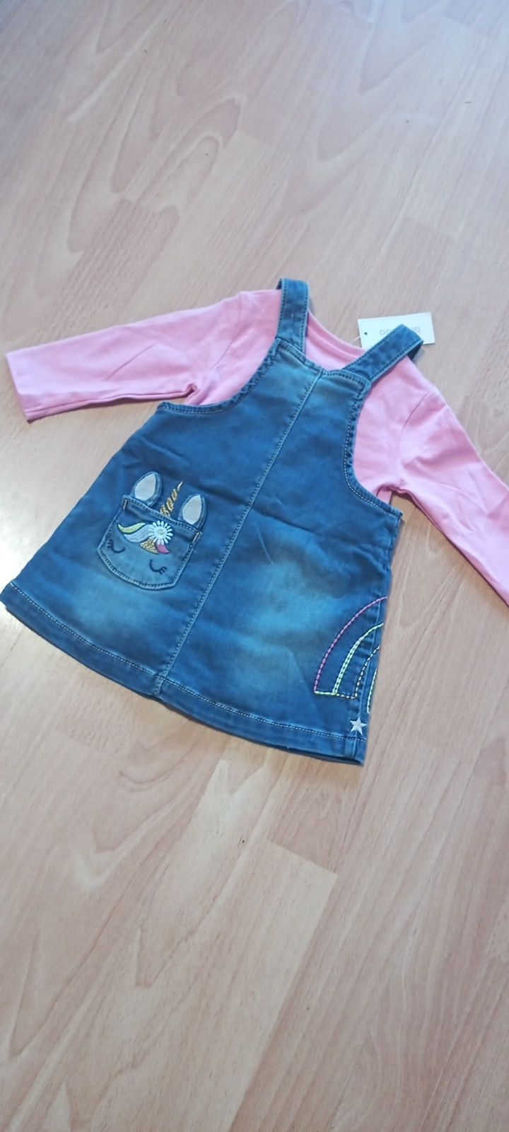 Zestaw ubranek dla dziewczynki 3-6 miesięcy, 68 cm, Blue Zoo