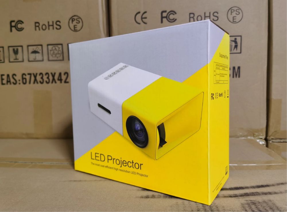 Mini projector led yg 300 (novos/selados)