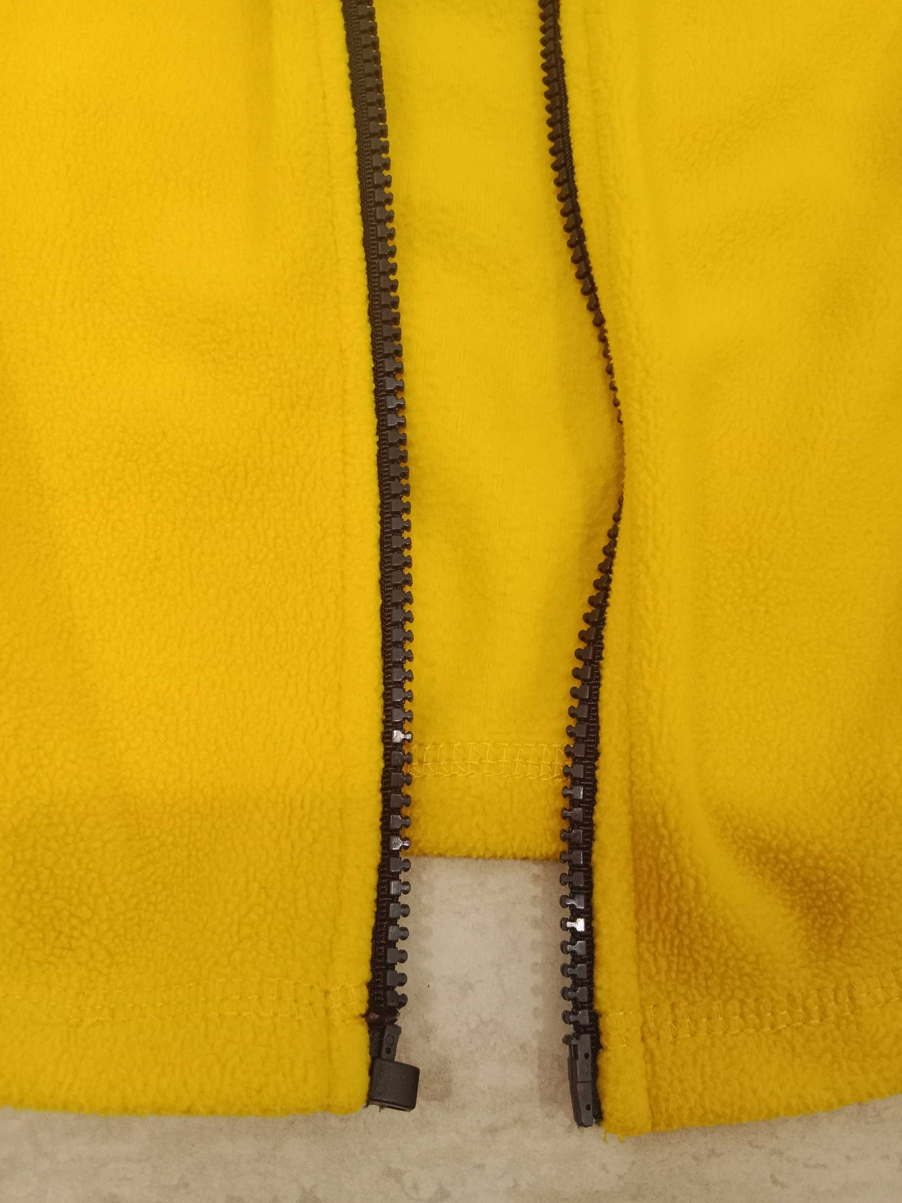 Спортивная детская флисовая кофта Carter's жёлтая