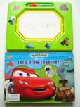 DISNEY książka LET'S DRAW TOGETHER do nauki rysowania auta CARS