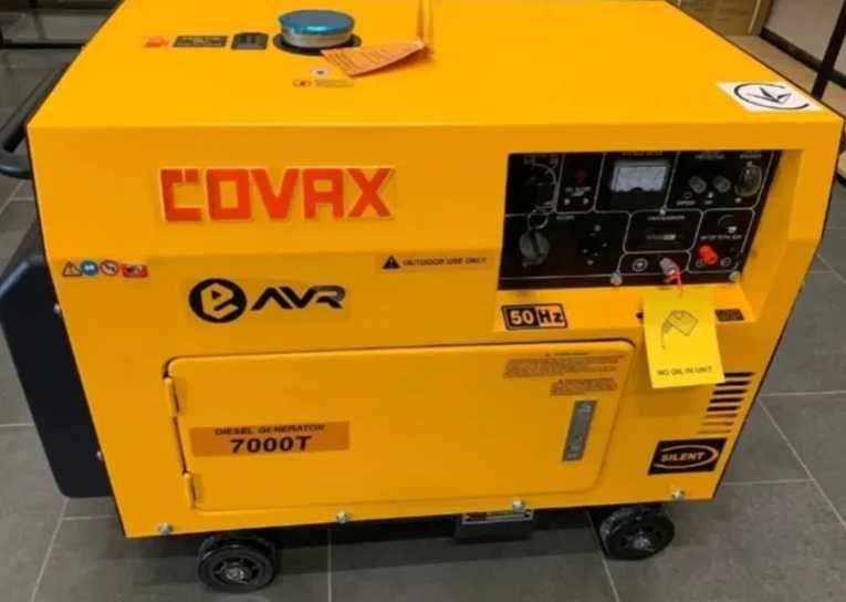 дизельний генератор 5 кв Covax 7000T Silent закритий з чистим синусом