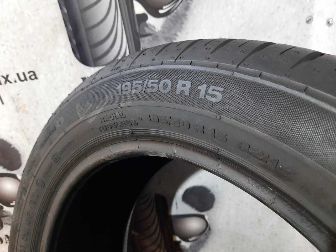 Шини 195/50 R15 CONTINENTAL ContiPremiumContact 2 б/в літо склад