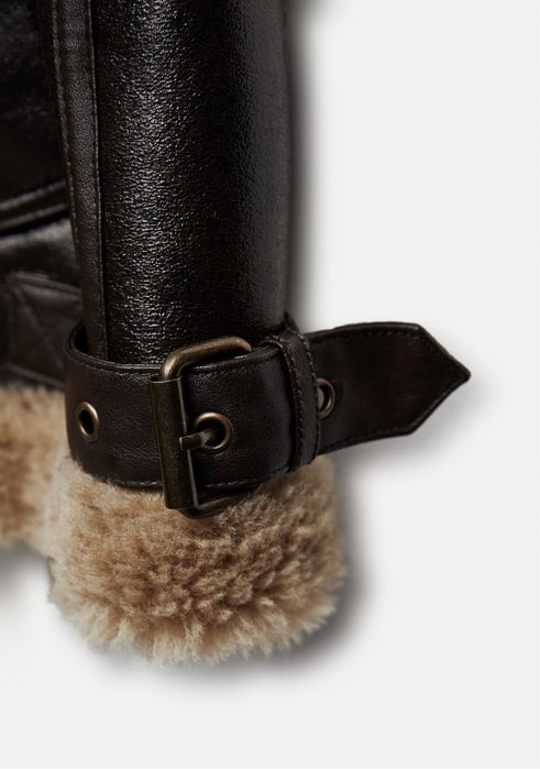 Дублянка зара Zara коричнева