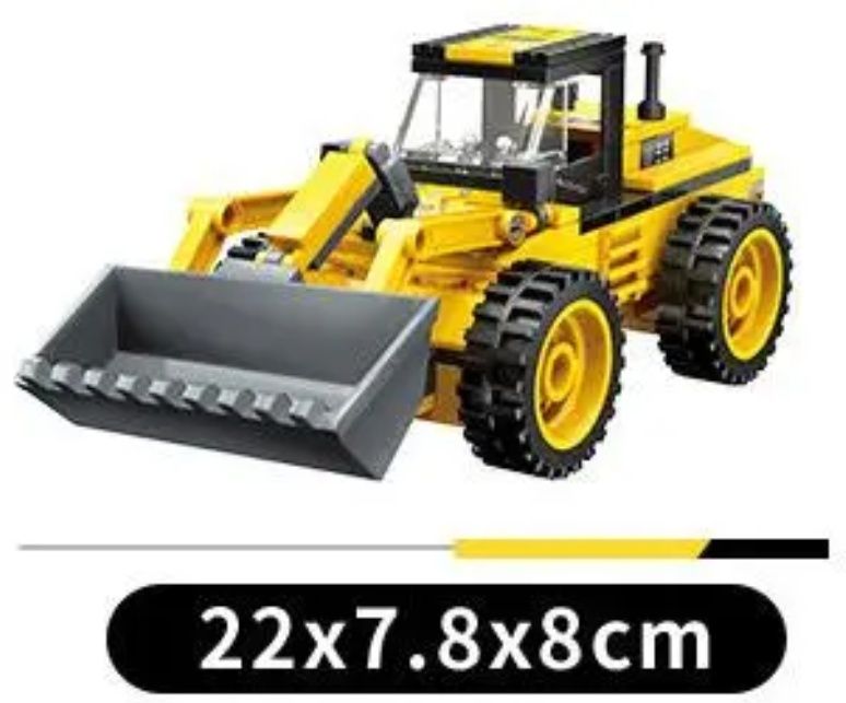 Конструктор 3 в 1 QMAN 42110 Спецтехника, экскаватор, грузовик