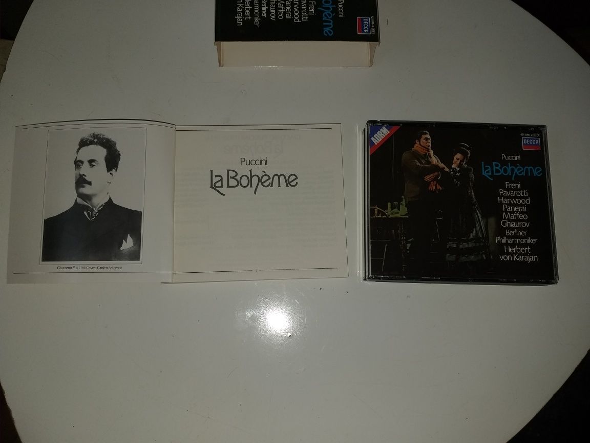 Dwie nowe płyty CD,Puccini,Pavarotti itp.