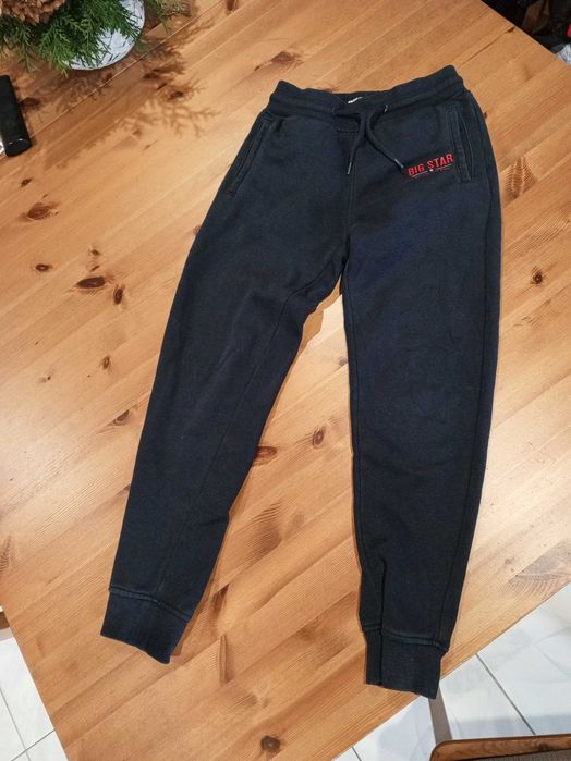 Spodnie grube dresowe granat BigStar 140cm