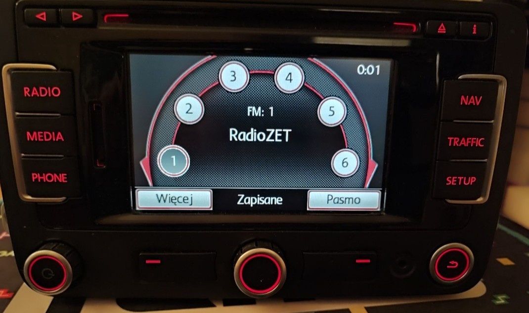 Radio Vw Rns 310 Golf T6 Touran Passat Caddy Jetta Polo Eos