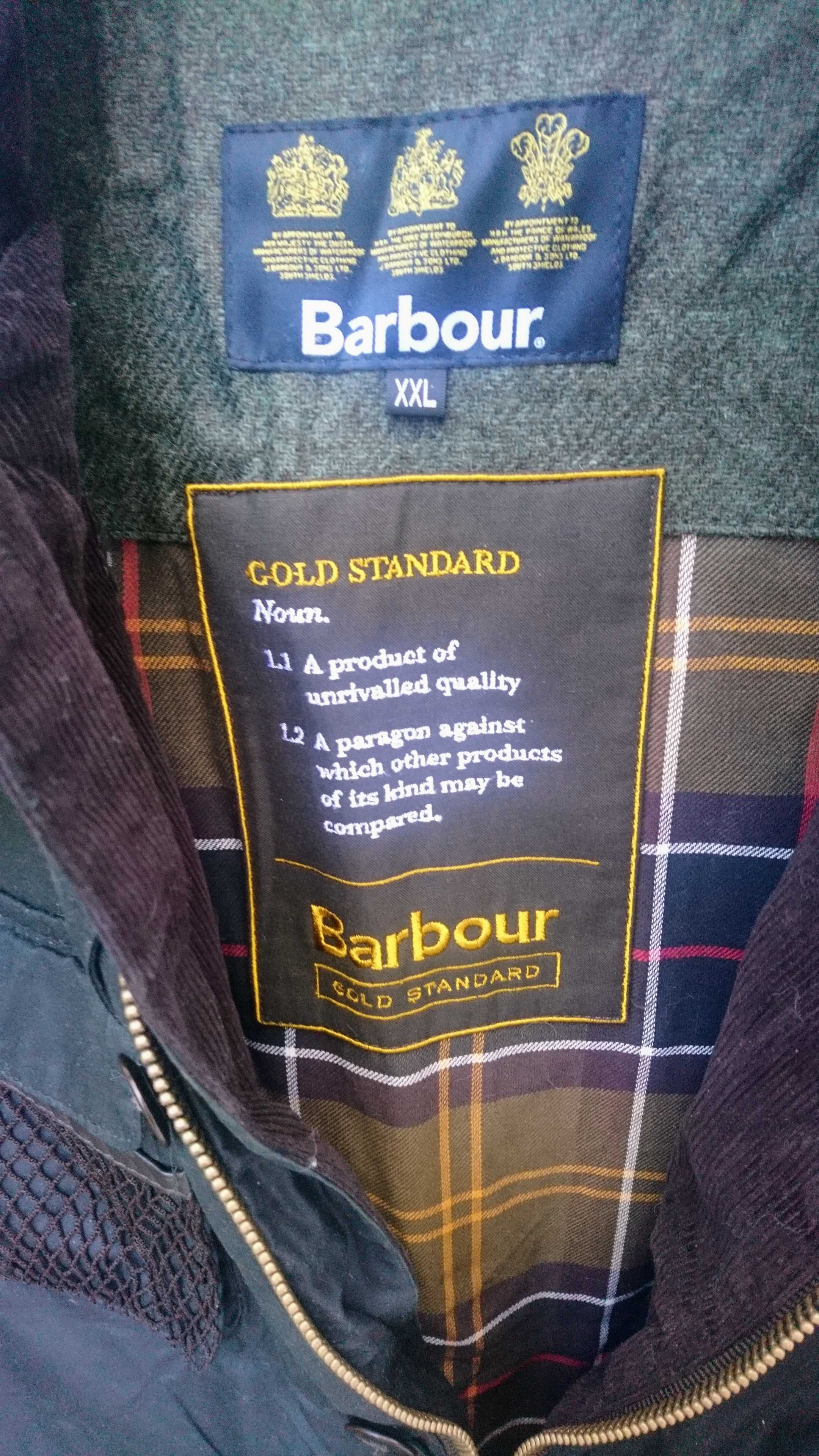 Barbour kurtka Supa-Fission Wax Jacket Gold Standard