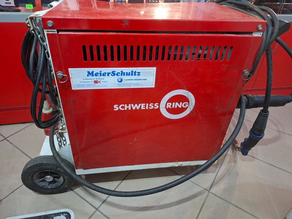 Spawarka migomat Schweiss Ring MIG 250 + maska 2 szpule drutu rękawice