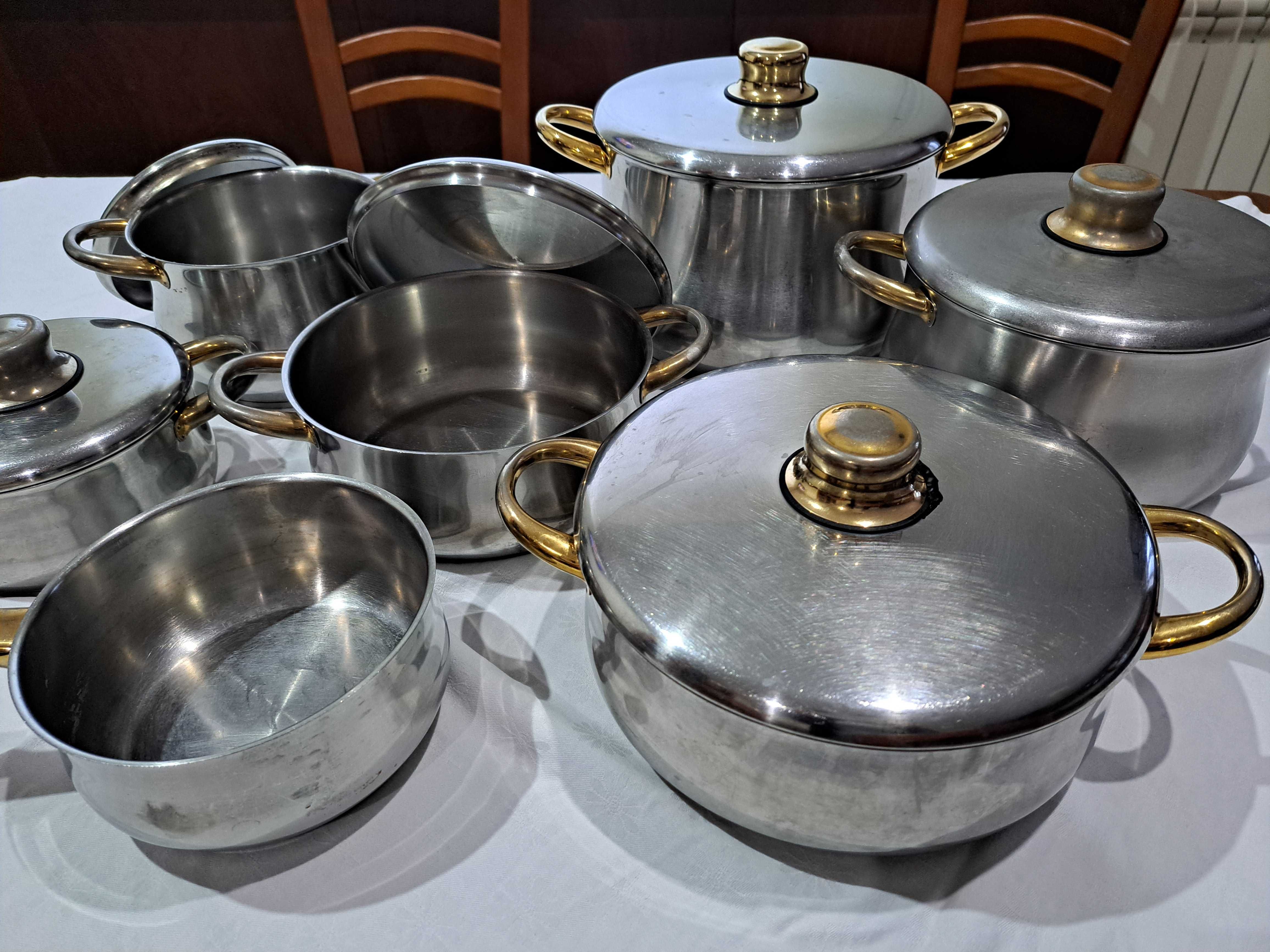 Conjunto de 8 panelas - só 26€