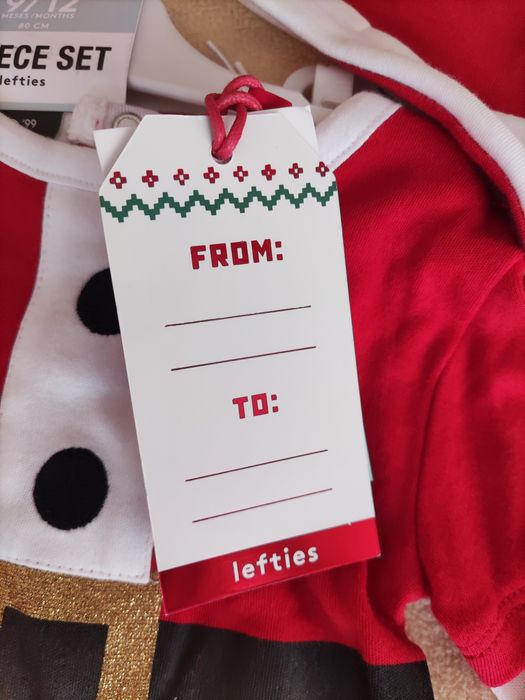 Conjunto bebé Natal 9/12m e 12/18novo!