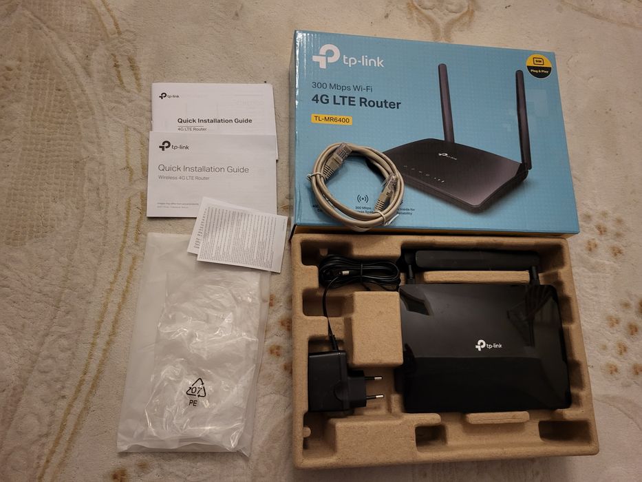 Router TP-Link 4G LTE 300 Mbps TL-MR6400
