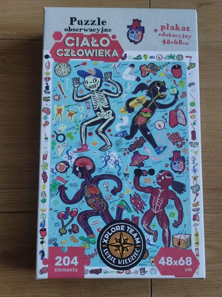 Puzzle obserwacyjne Moje ciało