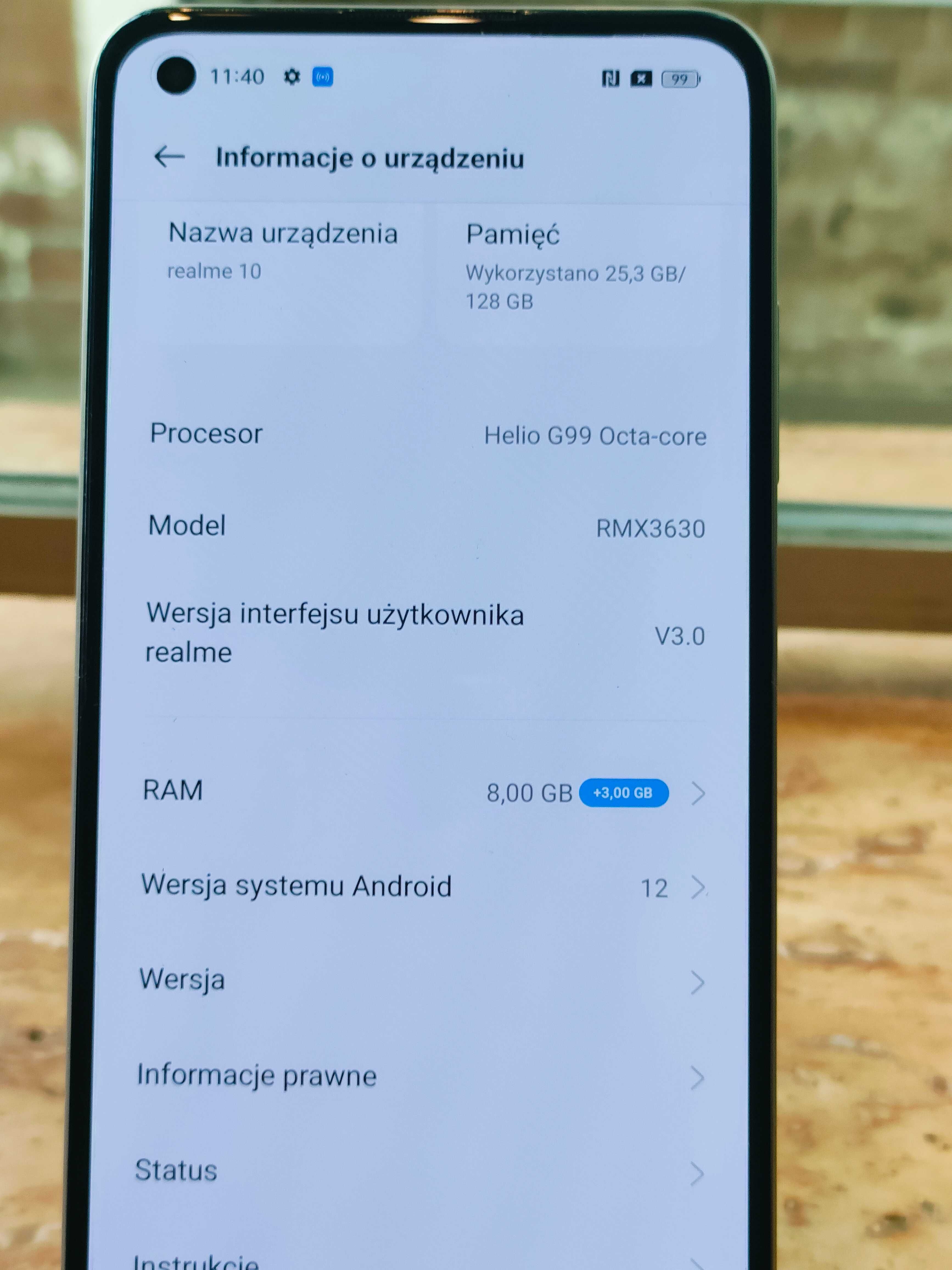 924/24 Realme 10 8gb 128gb NOWY