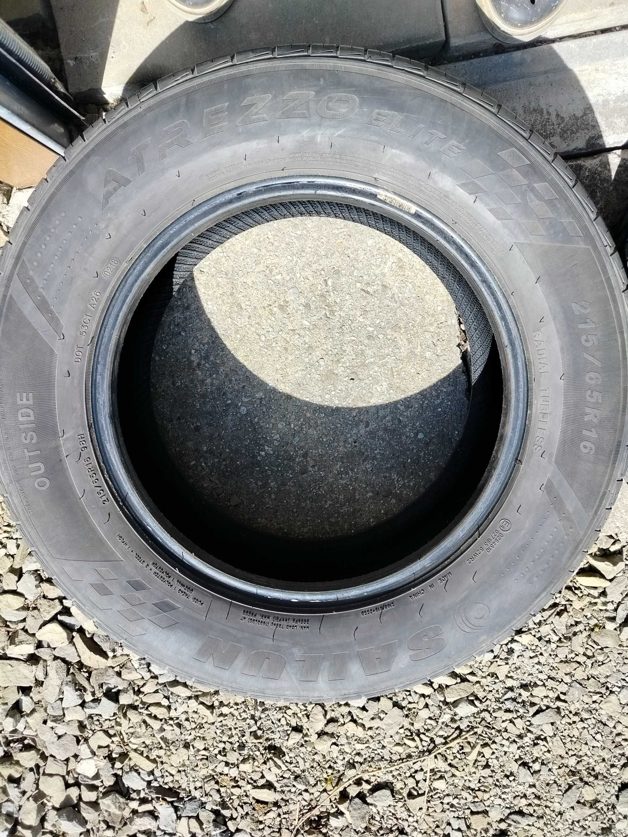Sprzedam opony 215/65/16