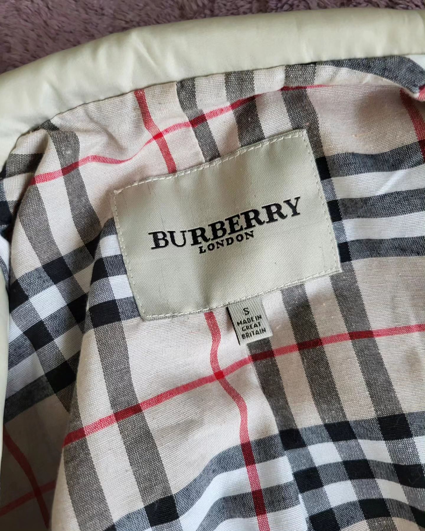 тренч burberry розмір s