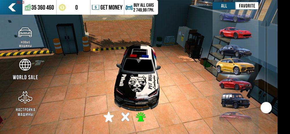 Аккаунт в Car Parking