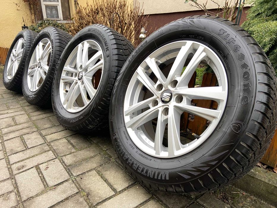 Koła ZIMA 215/60/16 Seat Ateca VW Tiguan Tarraco Kodiaq 5x112 16 cali