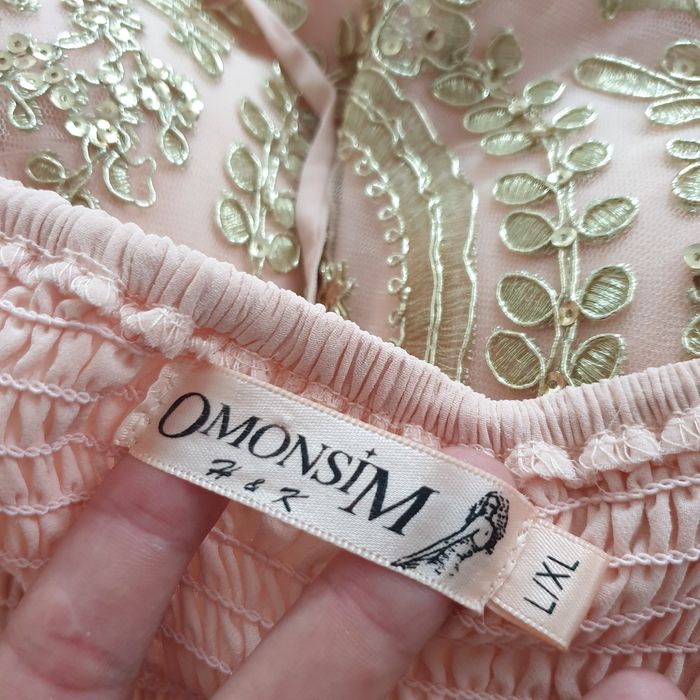 Długa suknia sukienka różowa bal ,ślub ,druhna ,wieczorowa L/XL 40/42