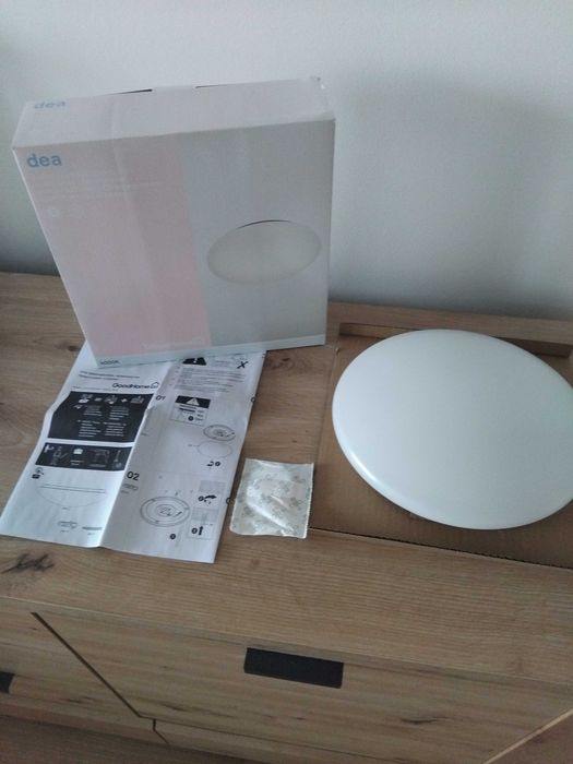Plafon LED GoodHome Dea 1000 lm 25 cm biały