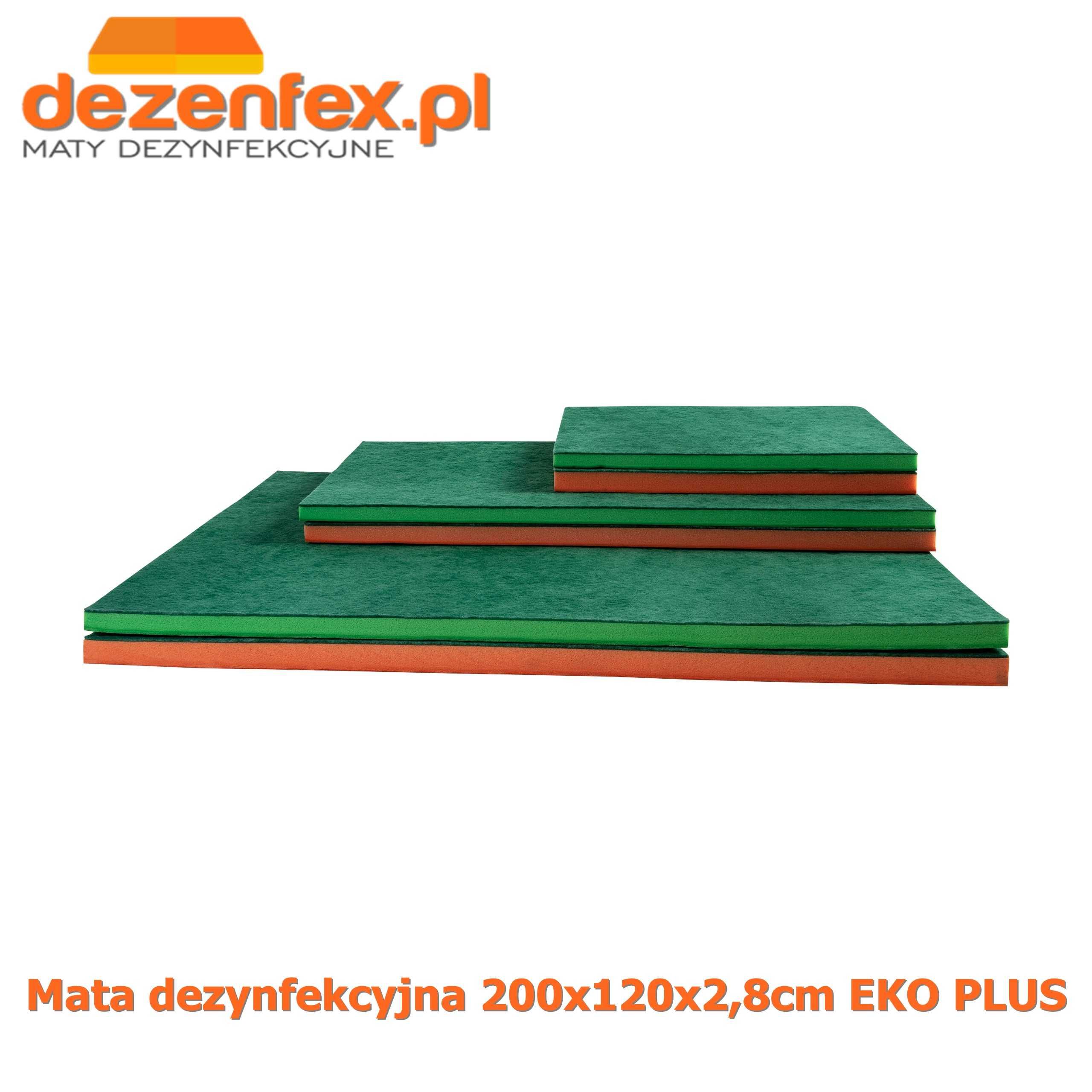 Maty;mata dezynfekcyjna;do dezynfekcji 200x120x2,8cm DO NIECKI /