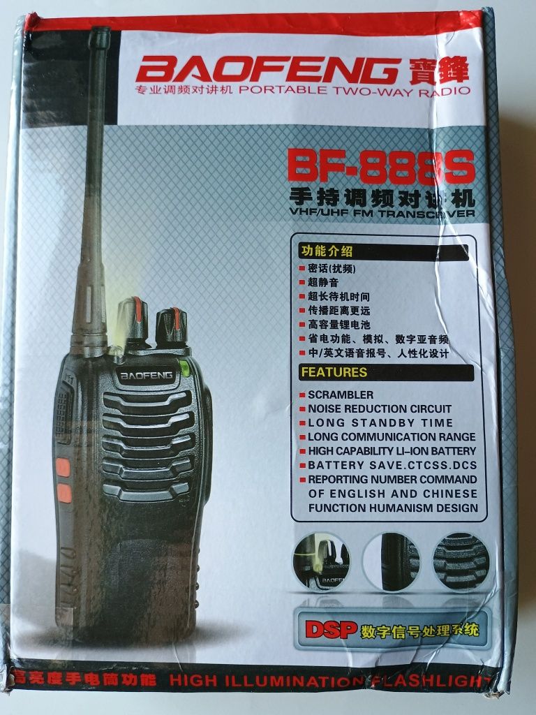 BAOFENG BF-888s 2x krótkofalówki radio stacja walkie talkie PMR 446 PL