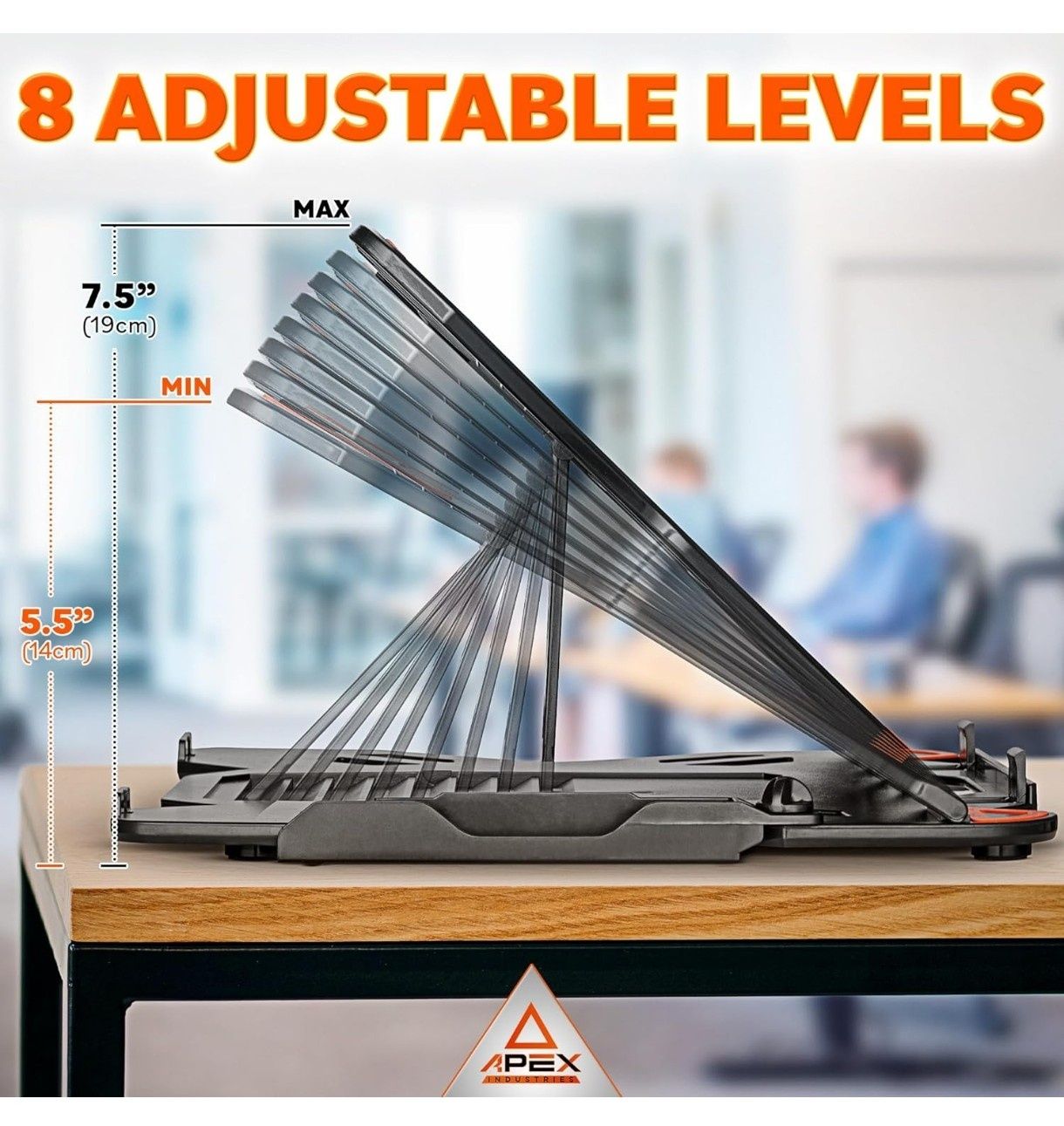 Podstawka stojak na laptopa telefon premium APEX Industries 13 - 17"