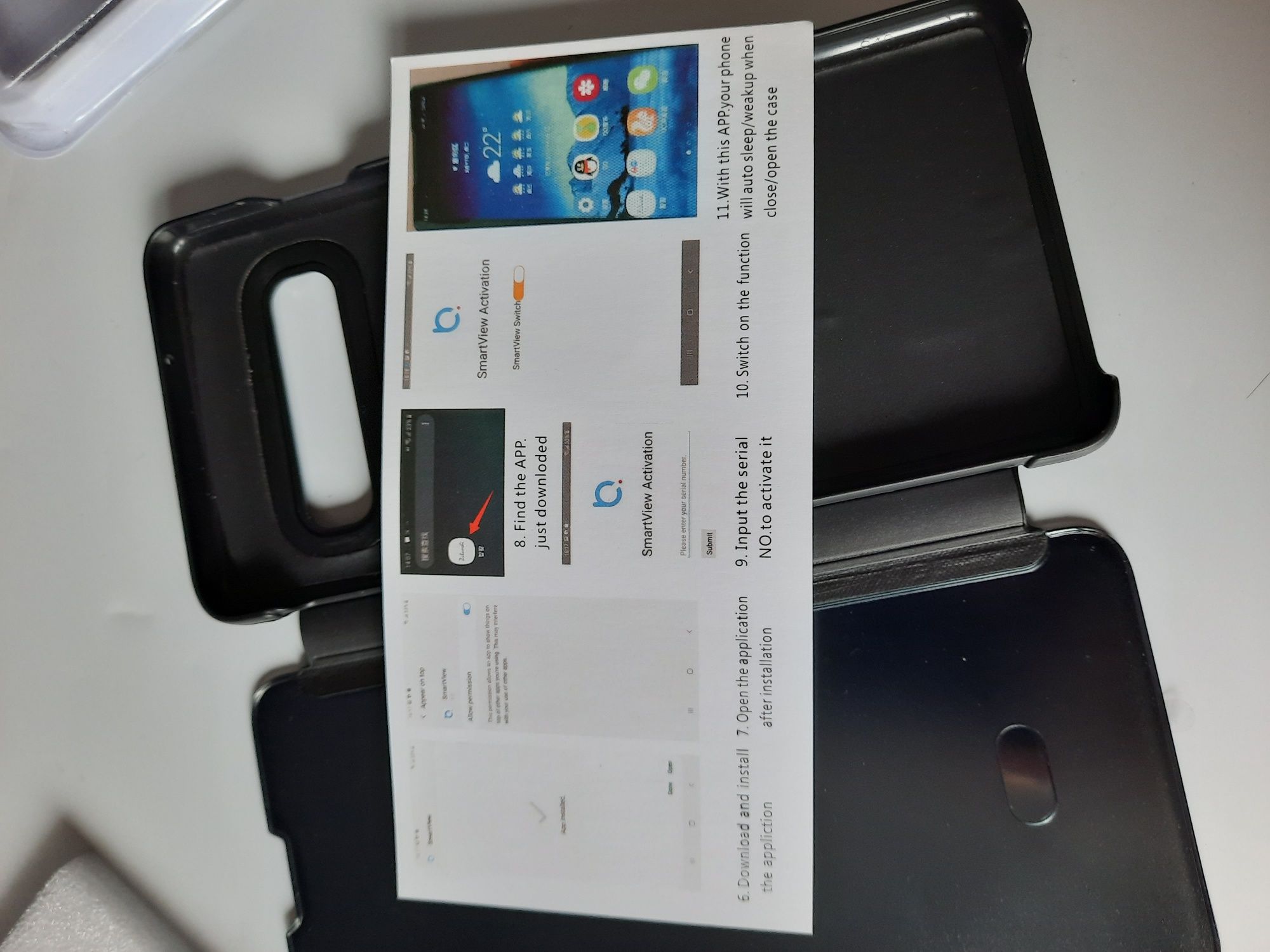 Etui na Samsung s10 zamykany lustrowany