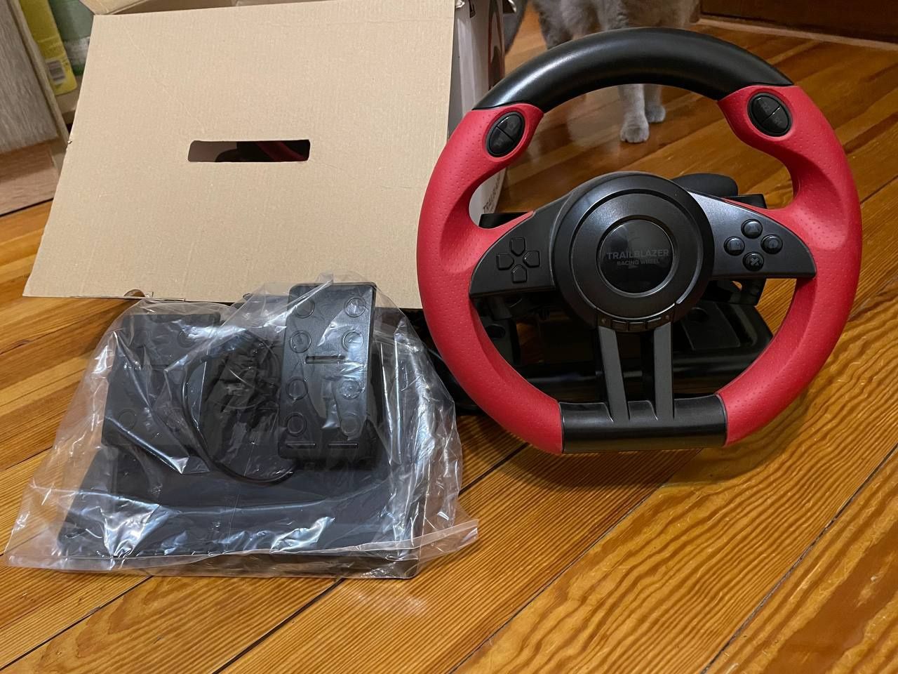 Руль ігровий Speedlink Trailblazer Racing Wheel PS3/PS4 Black/Red