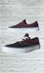 Tenisówki trampki Vans Era sportowe damskie wiązane 38 czarne bordowe
